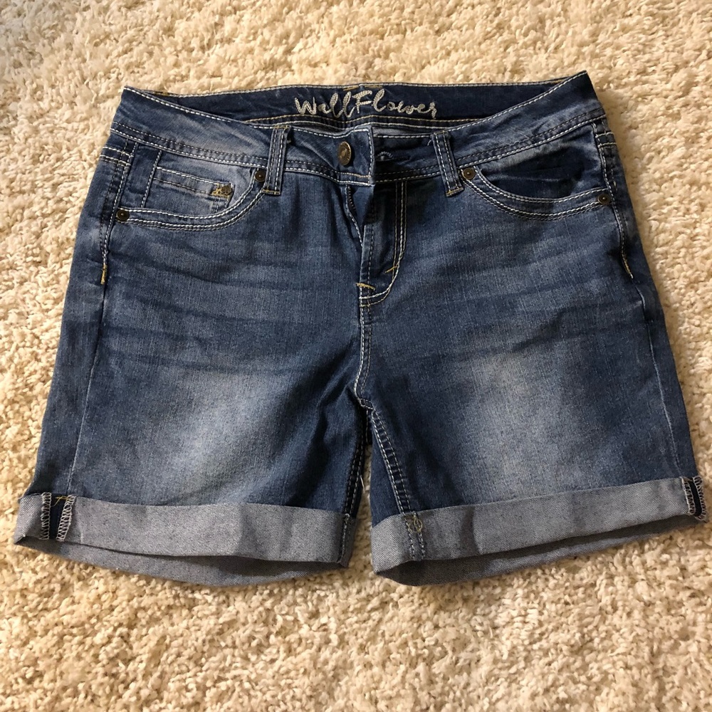 Never worn denim shorts